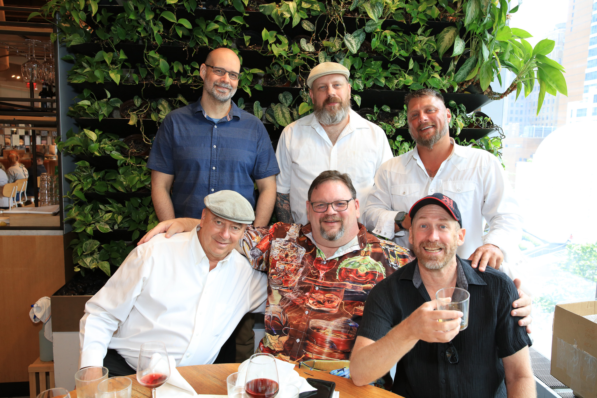 Restaurant at Eataly NYC Downtown, June 10, 2024
Photo of senior judges enjoying a celebratory lunch at Eataly with Ed Steinmetz and Scott Hurd, hosts of the popular podcast, Whiskey Tangent Podcast. https://whiskeytangent.podbean.com/
